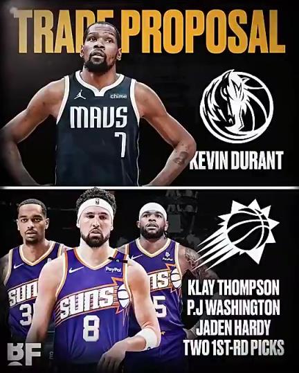 和歐文濃眉組三巨？美媒：獨(dú)行俠可用克萊+PJ+哈迪+倆首輪換KD-