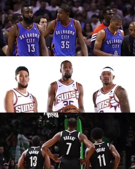 太陽三巨頭徹底失?。棵烂剑憾盘m特的三巨頭球隊(duì)總是一樣的結(jié)局？